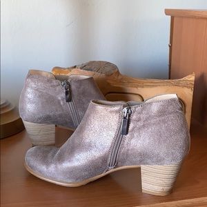 NavyBoot Booties in Metallic